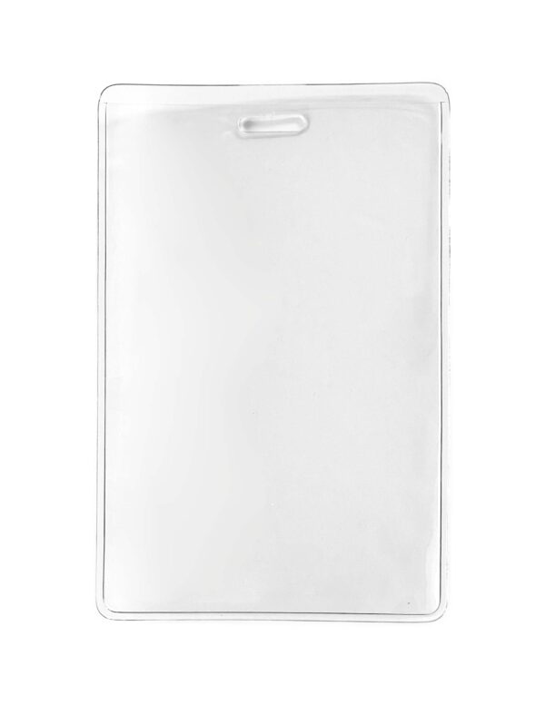 Soft PVC Self Locking Card Holder - Portrait