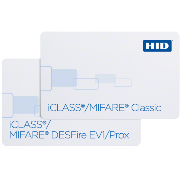 HID iClass 32k / DESFire EV1 8K cards