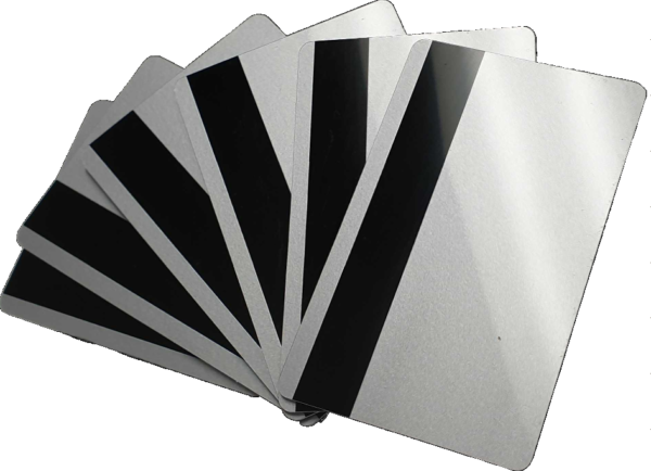 Metallic Silver CR-80 Cards : Unicard